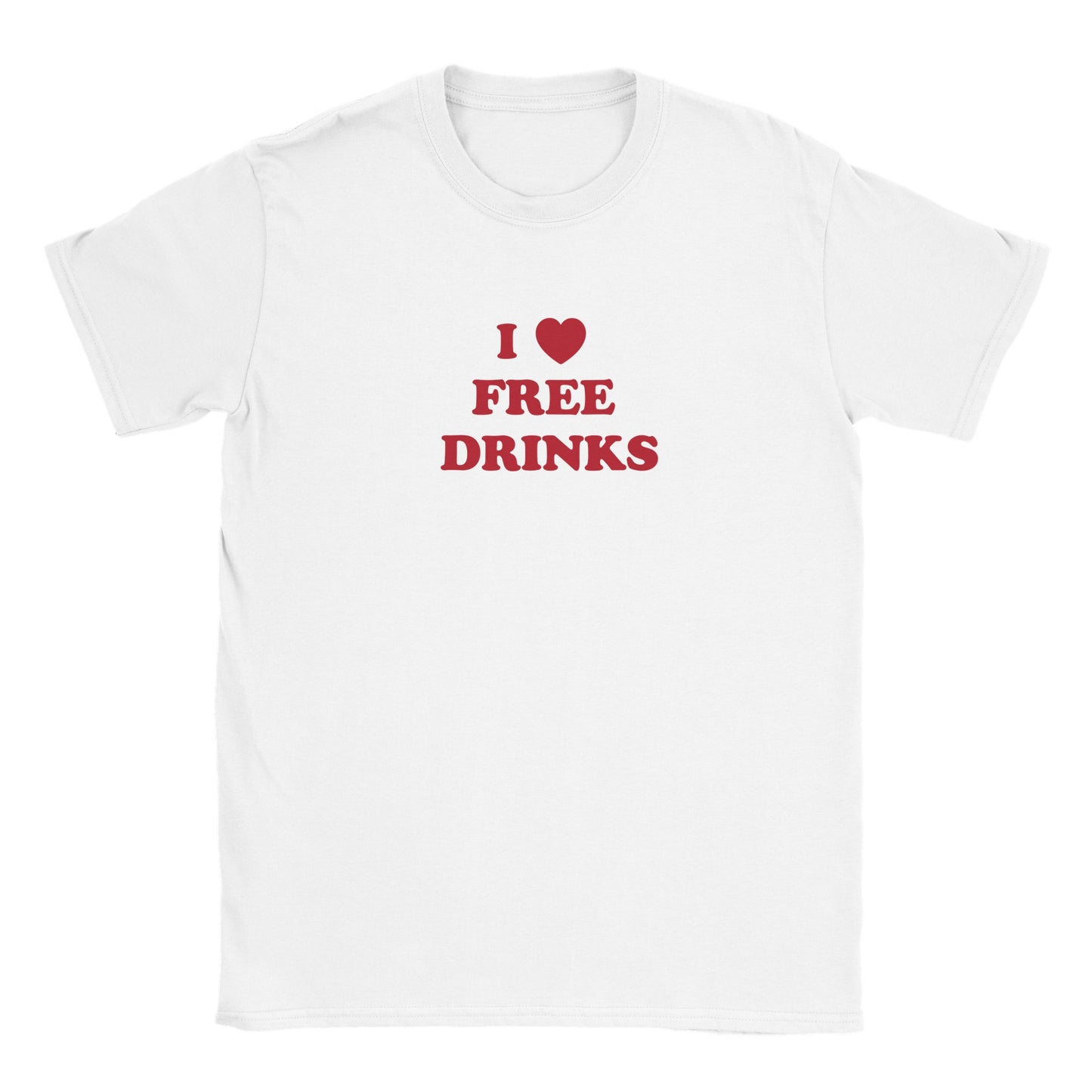 'I Love Free Drinks' Baby Tee