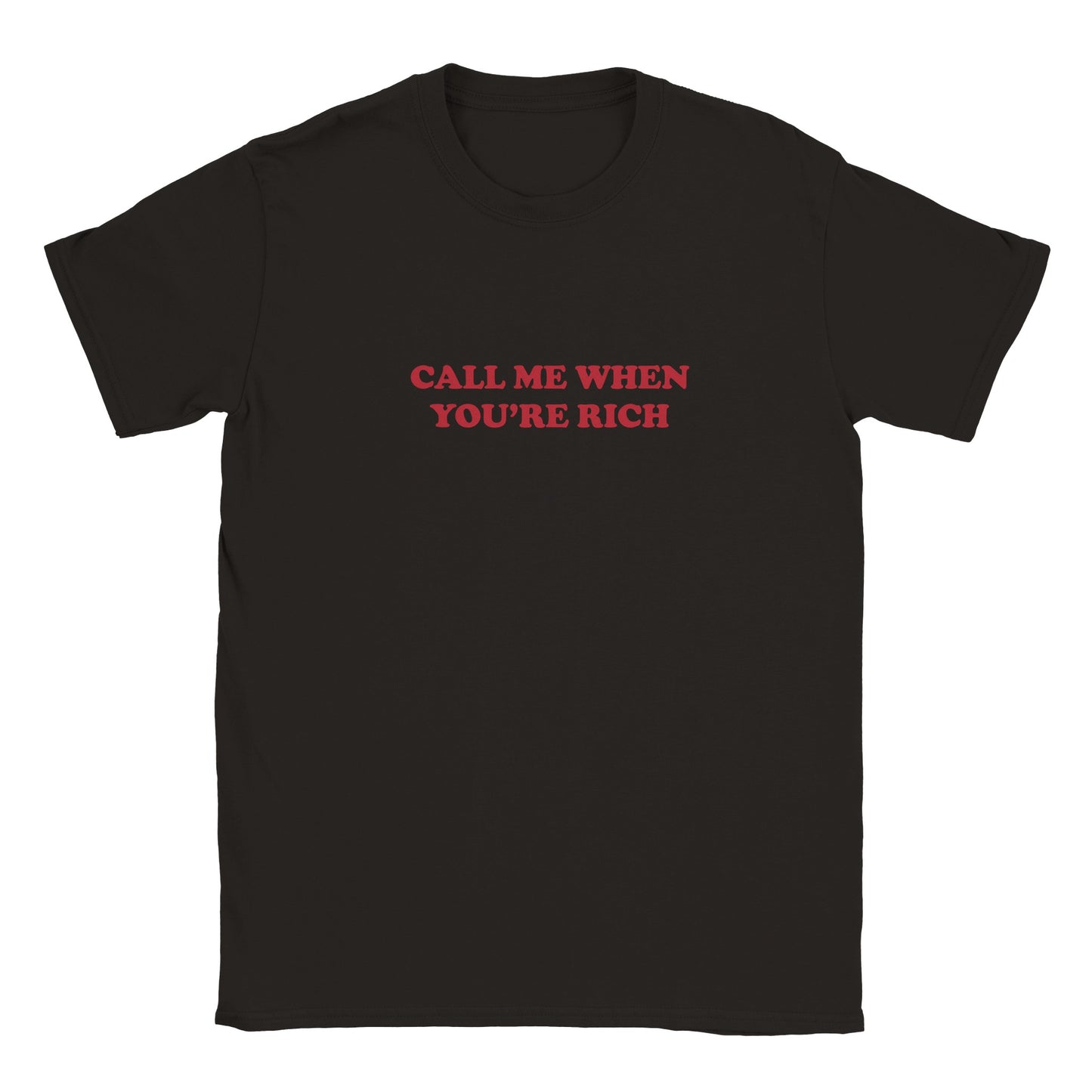 'Call Me When You're Rich' Baby Tee