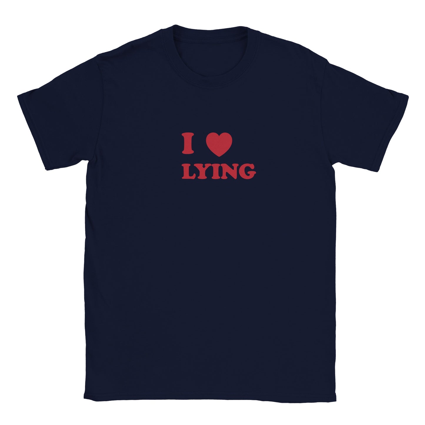 'I Love Lying' Baby Tee